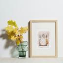  Custom Halloween Watercolor Front Door Art Print - 4 Styles