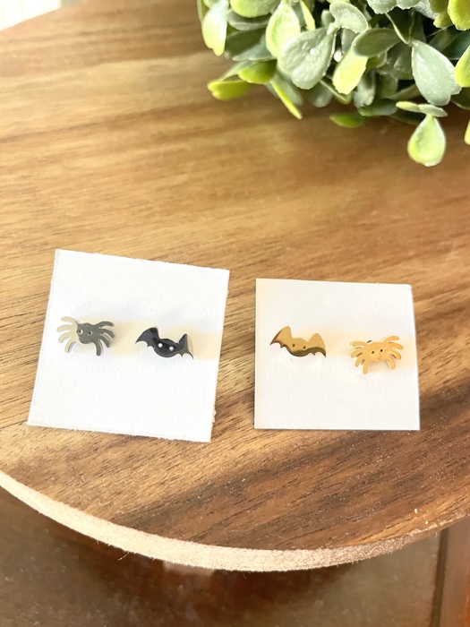 Stainless Steel Spooky Cute Halloween Studs | 6 Styles
