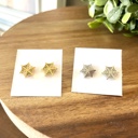 Geometric Gold-Plated Stainless Steel Spooky Cute Halloween Studs | 6 Styles