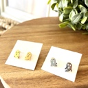  Stainless Steel Spooky Cute Halloween Studs | 6 Styles