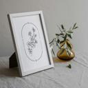  Birth Flower Art Print | Pack of 2, Your Choice