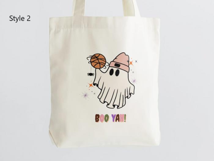 Cute Halloween Cotton Tote Bags | 8 Designs to Choose From 