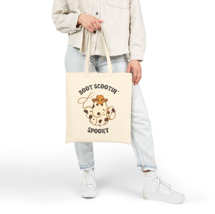 Cute Halloween Cotton Tote Bags | 8 Designs to Choose From 