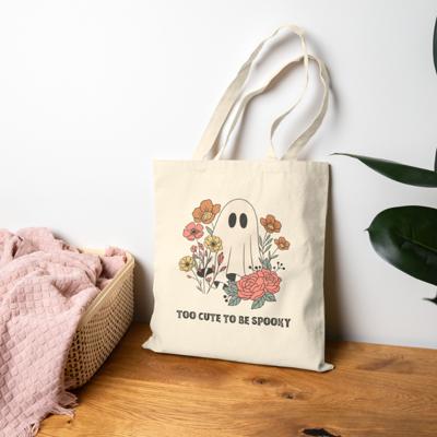 Cute Halloween Cotton Tote Bags | 8 Designs to Choose From 