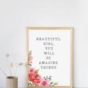 Floral Nursery Watercolor Floral Nursery Print