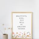 Water Color Floral Watercolor Floral Nursery Print