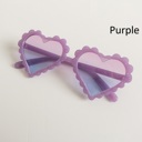 Purple Scalloped Heart Kids Sunnies | 7 Colors