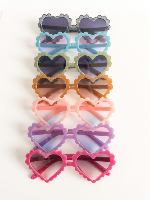 Scalloped Heart Kids Sunnies | 7 Colors