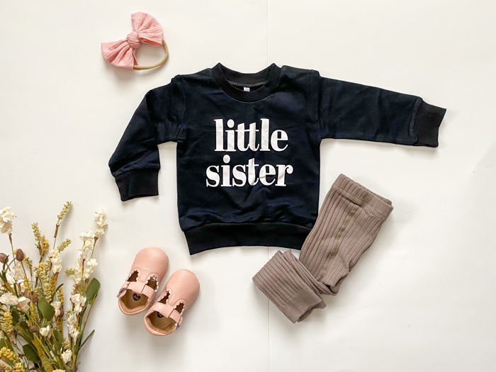 Little Sister Pullover | Sizes 6m - 2T | 3 Colors