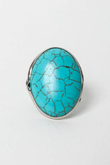 Boho Turquoise Stone Ring