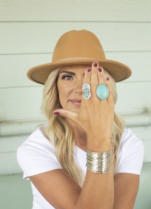Boho Turquoise Stone Ring