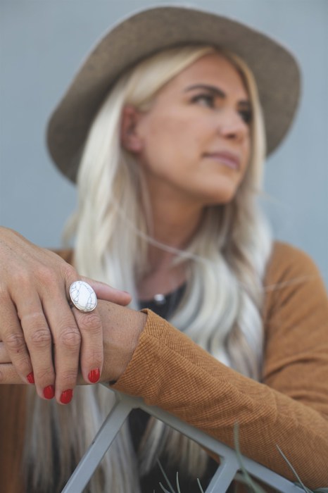 Oval Stone Rings