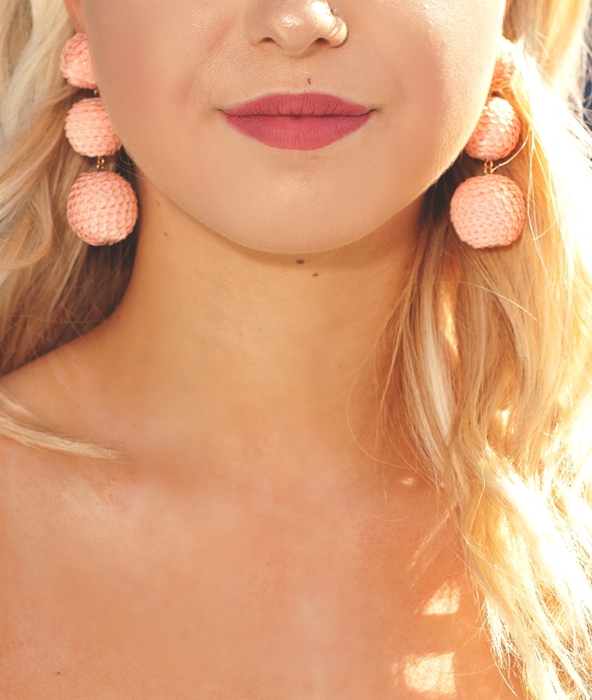 Sequin Ball Earrings