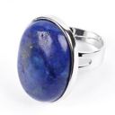 Blue Oval Stone Rings