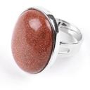 Sparkles Oval Stone Rings