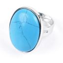 Turquoise Oval Stone Rings