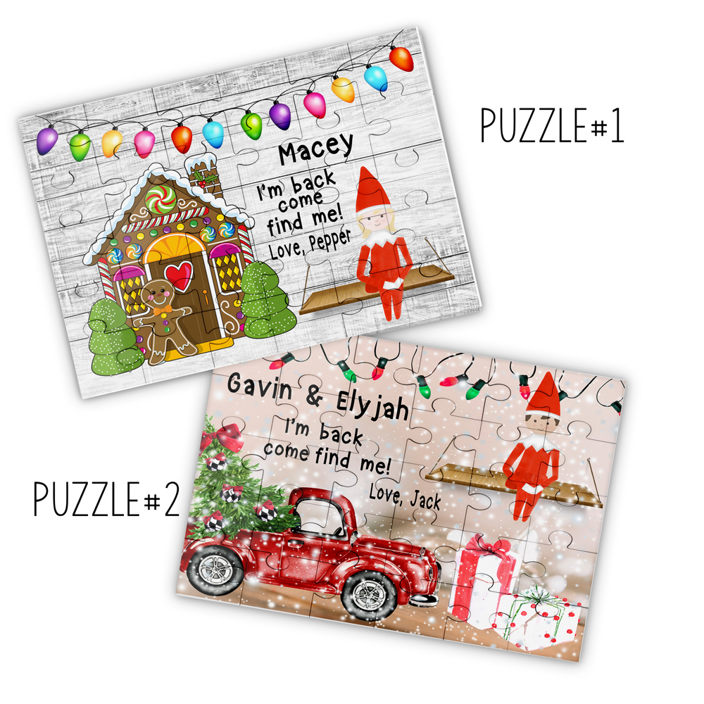 Personalized Elf returns Puzzle