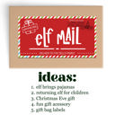  Persoanlzied Elf Mail Digital Shipping Label