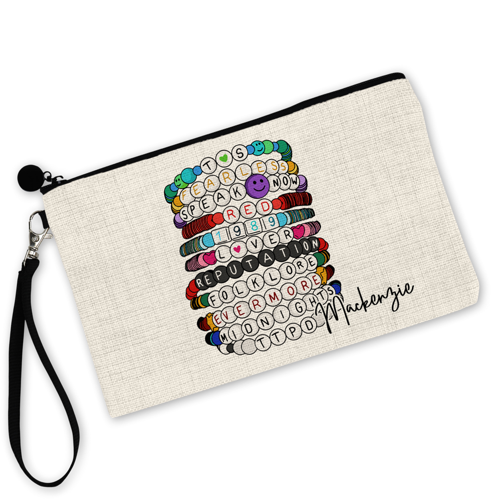 Pop Star Fan Eras Tour Wristlet-Makeup Bag