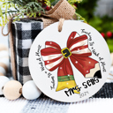  Personalized Coquette Teacher Ornament- Teacher Gift Tag