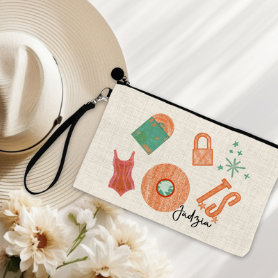 Pop Star Fan Eras Tour Wristlet-Makeup Bag