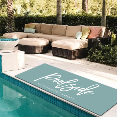 Customized Poolside Decorative Runner Mat-Poolside-Beach House-Outdoor Mat