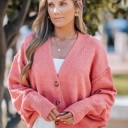 Small Guava SOFT LIGHTWEIGHT CARDIGAN