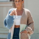  Favorite Color Block Cardigan