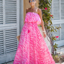  STRAPLESS MAXI DRESS