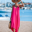 Medium Fuchsia Classics Jumpsuit with Pockets