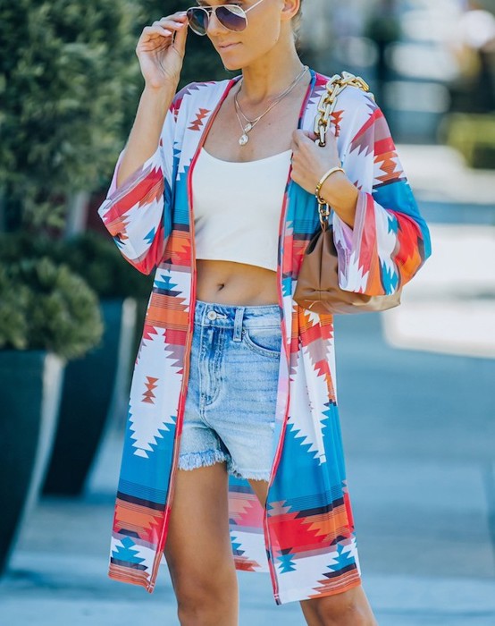 SHADY OPEN KIMONO