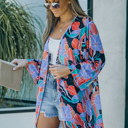 S-M K102Floral SHADY OPEN KIMONO