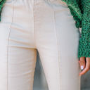 XL Arctic Wolf Washed Elastic Waist Flare Pants