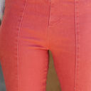 Large Burnt Sienna Washed Elastic Waist Flare Pants