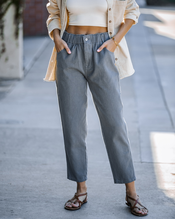 ELASTIC WAIST PANTS