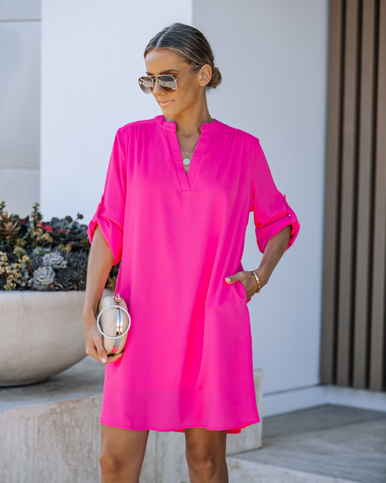 Shirt Dress with Pockets 