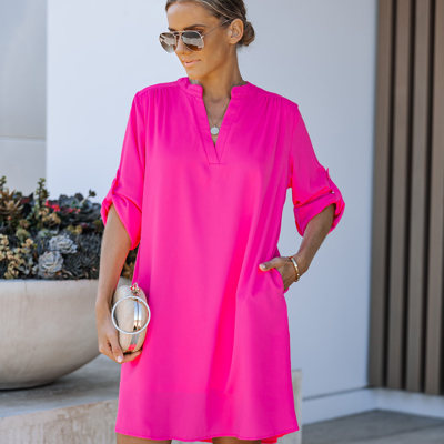 Shirt Dress with Pockets 