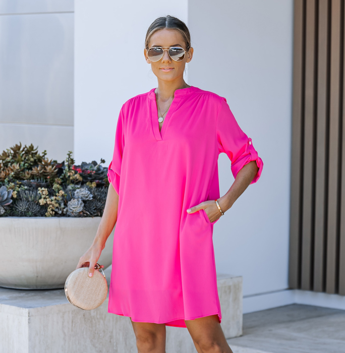 Shirt dress w/ Pockets (Buy 1, Get 1 Free)