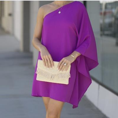 ONE SHOULDER STATEMENT DRESS