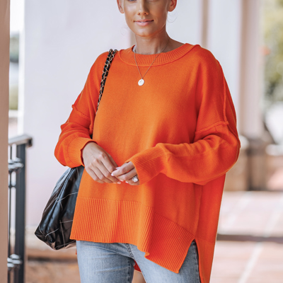 DROPPED SHOULDER SWEATER