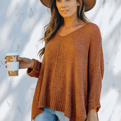 BREEZE SWEATER WITH SIDE SLITS