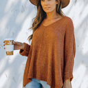  BREEZE SWEATER WITH SIDE SLITS