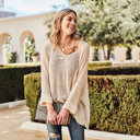  BREEZE SWEATER WITH SIDE SLITS