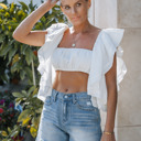  REVERSIBLE CROPPED TOP