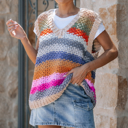  Multicolor Sweater Vest