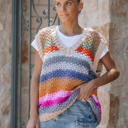 Small Multicolor Multicolor Sweater Vest