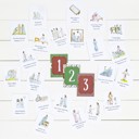  Christ Centered Christmas Advent Calendar | 25 Days of Bible Scriptures & Christ Images | Traditional Red and Green