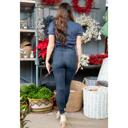 Size 3 Anna Skinny Denim Dark By Judy Blue