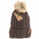 EARTH GREY Latic Pom C.C Beanie | 10+ Colors