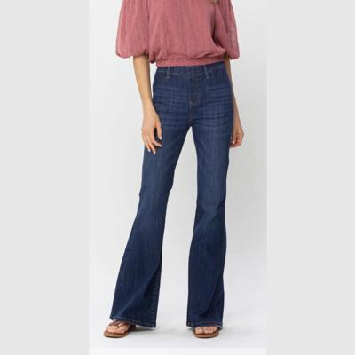 Lydia Flare Denim Dark by Judy Blue